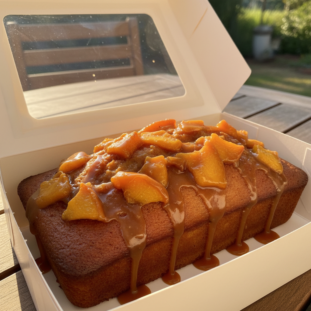 Georgia Peach pound cake loaf — Loaf Club featured flavor